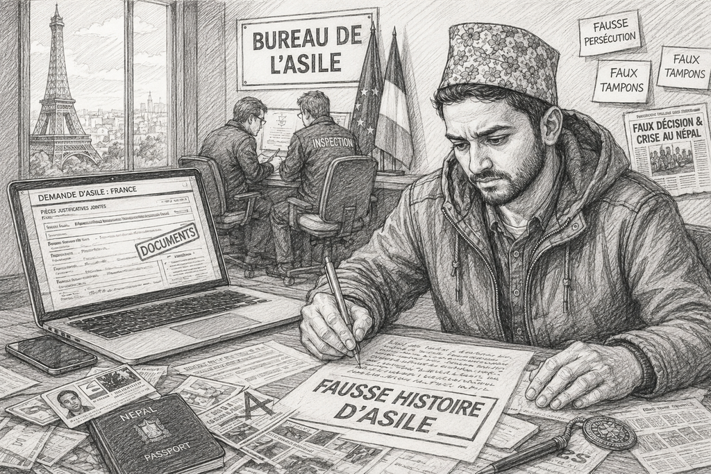 Nepali fraud asylumseeker in Europe 1