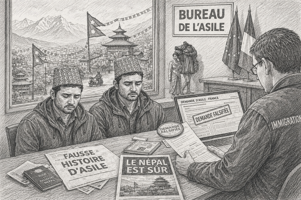 Nepali fraud asylumseeker in Europe 2