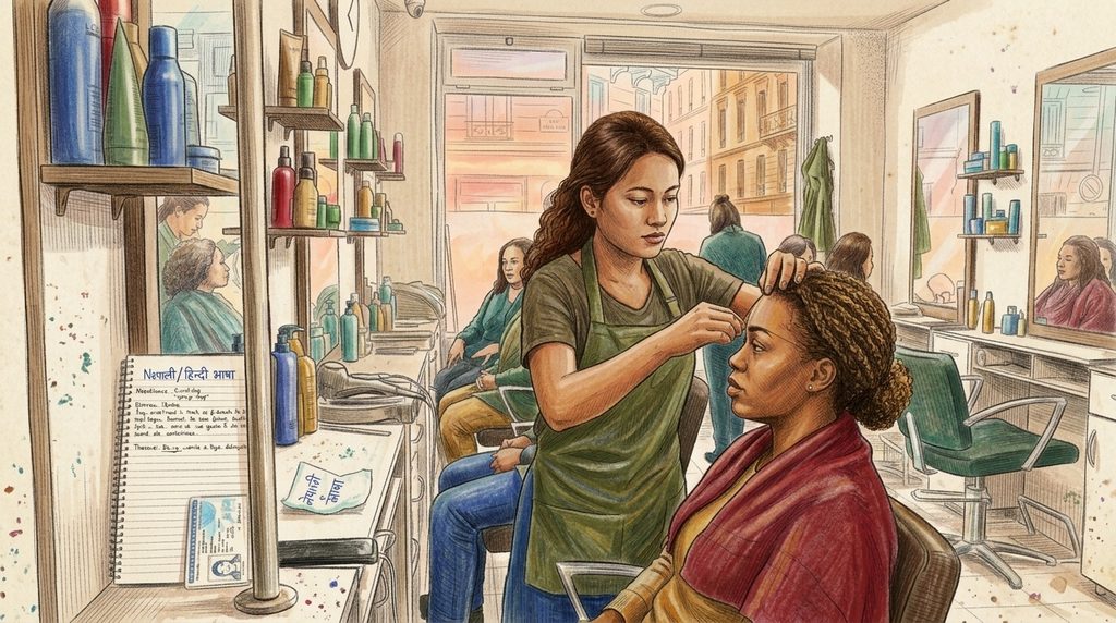 Paris parlour nepali women 09
