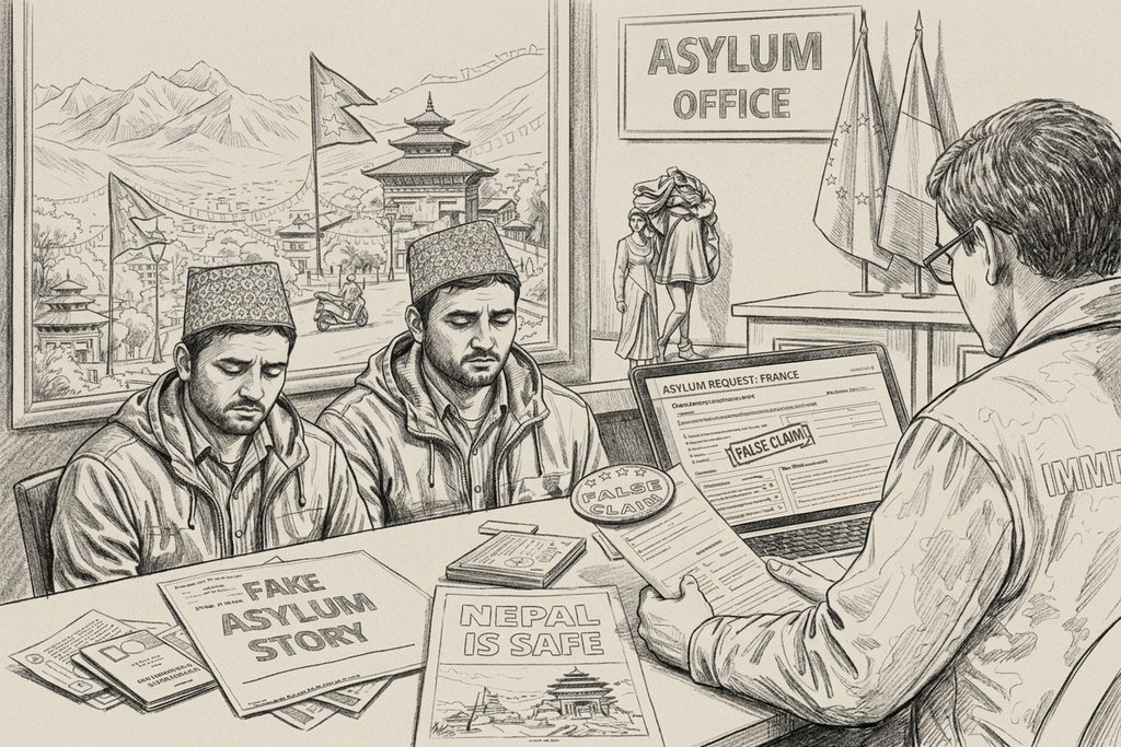 fake asylum nepali in Europe2