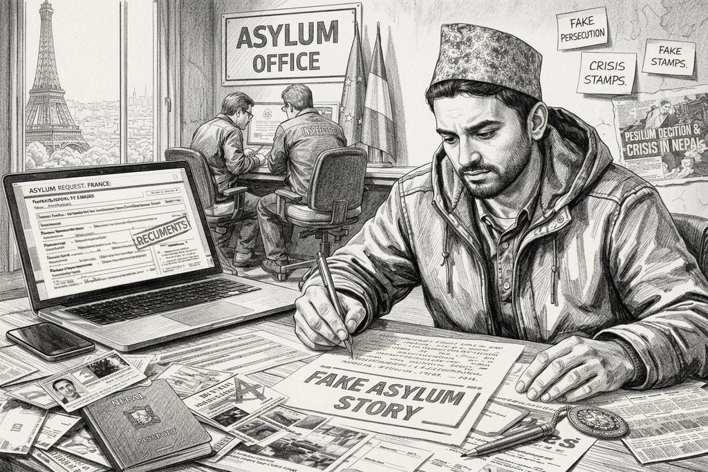 fake asylum nepali in Europe4